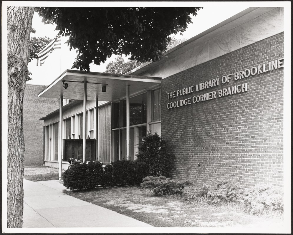 exterior of Coolidge Corner branch library