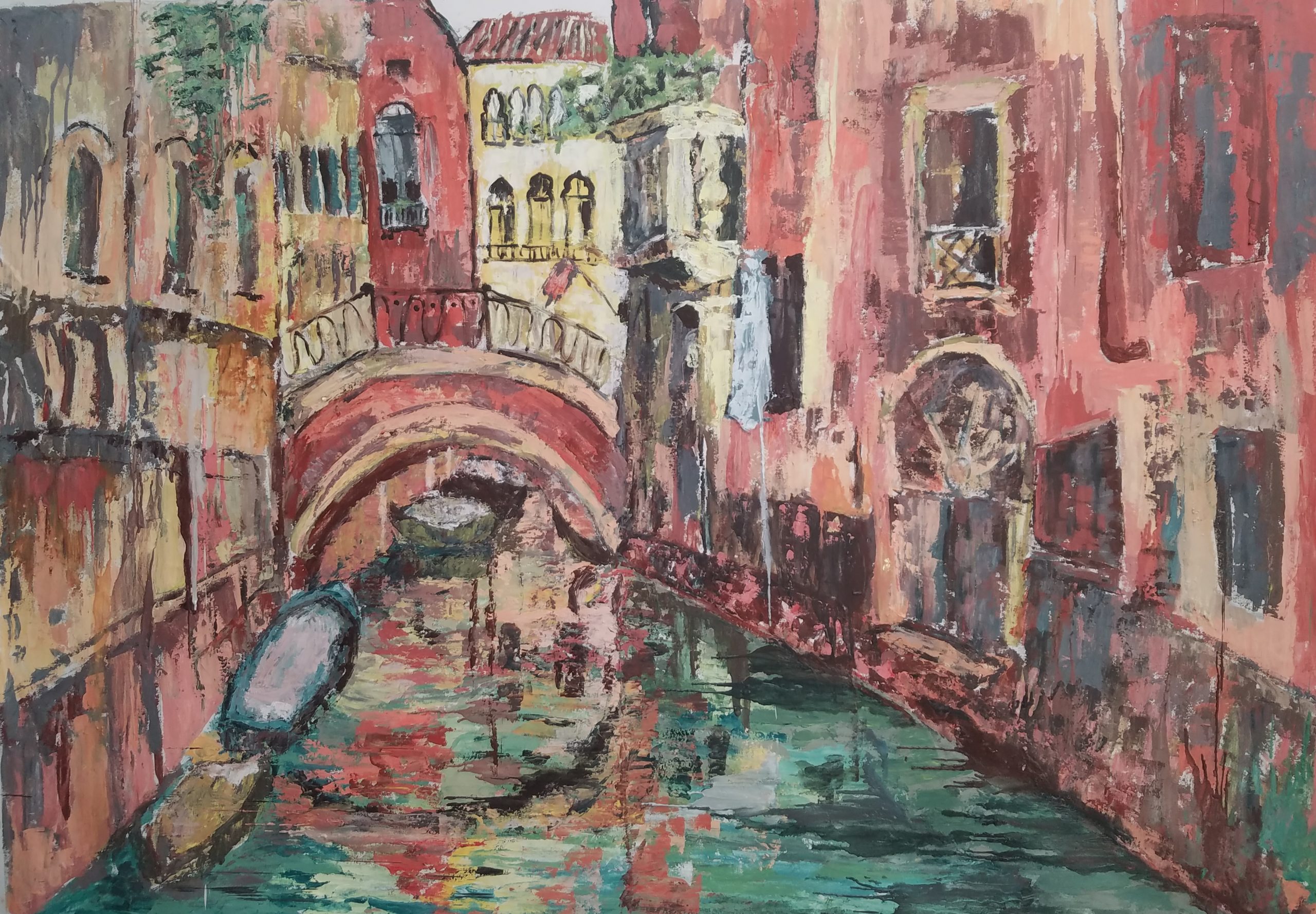 painting of venice by diana stelin