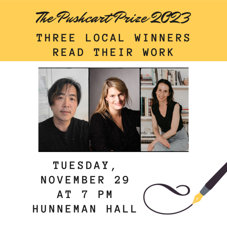 The Pushcart Prize 2023 Three Local Winners Read Their Work Public