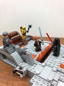 Close-up of Star Wars LEGO set