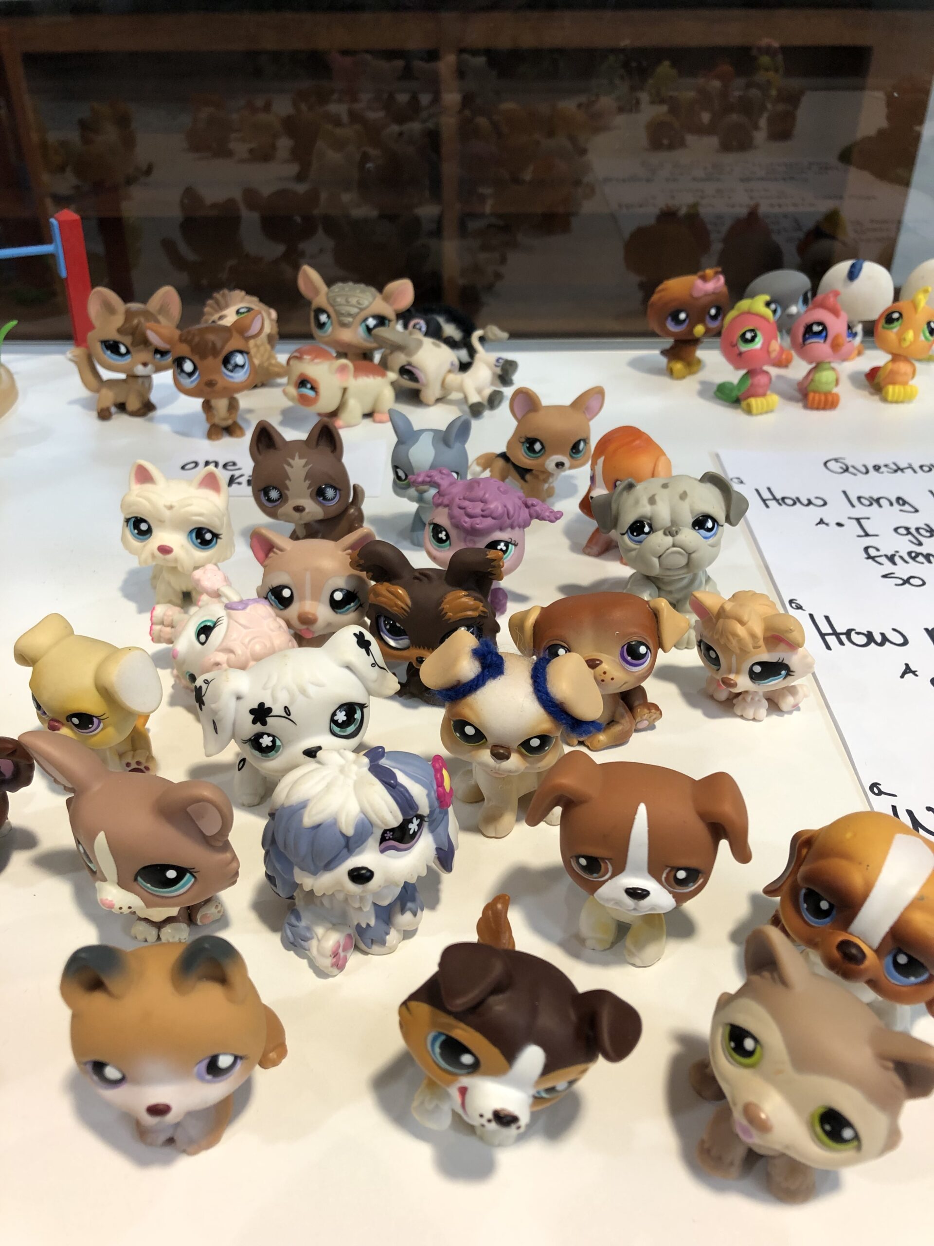 Collection of Littlest Pet Shop animal toys