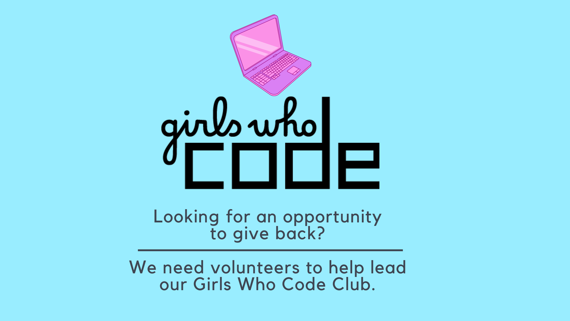 Girls Who Code Club - Public Library of Brookline