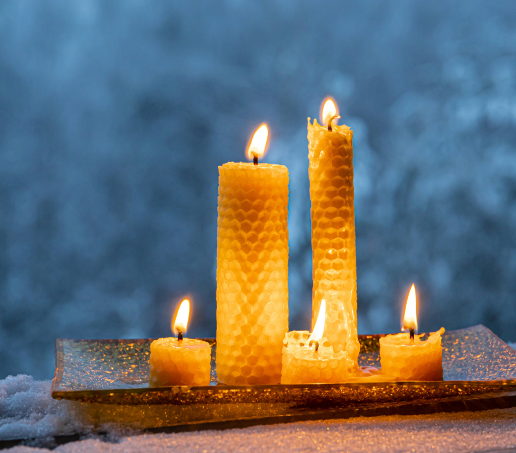 First Light Celebration- Rolled Beeswax Candles