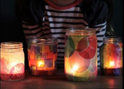 Mason jar lanterns