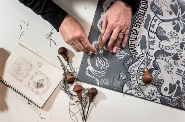 Linocut Basics with Brooke Lambert